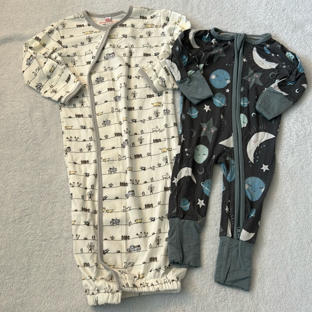 MAGNETIC ME + LITTLE SLEEPIES- Newborn Sleepwear.